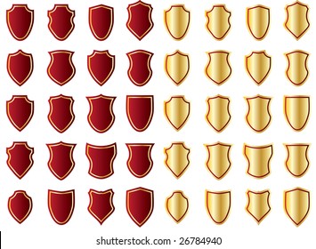 Set of boards for an ornament
