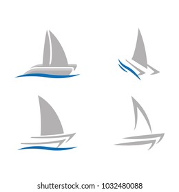 A set of boat icons