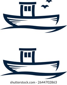 a set of boat icons