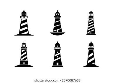 set of boats SILHOUETTE  art