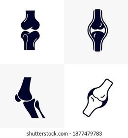 Set of Bone logo design vector template, Organs logo design concept, Icon symbol