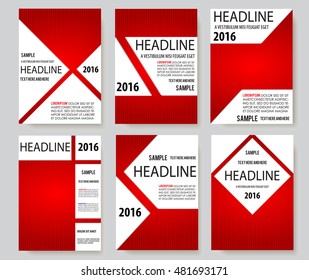 set book cover presentation abstract geometric background