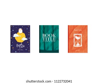 Set of Book Cover Templates