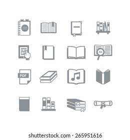 A Set of Book Icons