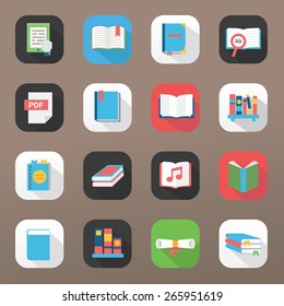 A Set of Book Icons