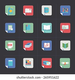 A Set of Book Icons