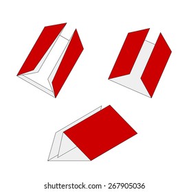 Set of booklets, vector icon set