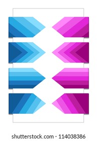 Set of Bookmarks with Texture