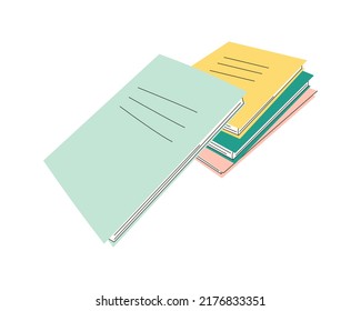 Juego de libros. Concepto de educación