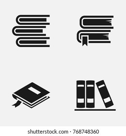 Set of books vector   icons.