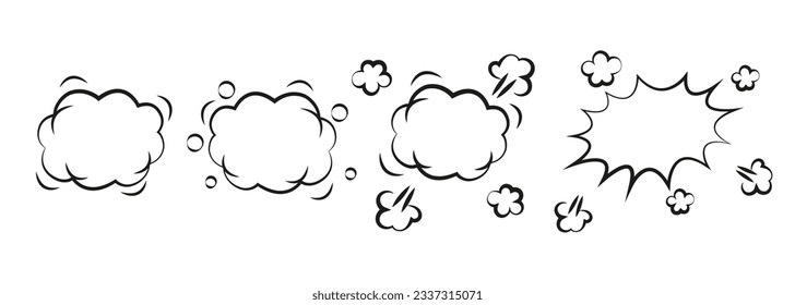 Blasen-Blasen-Set mit Boom-Blleblase