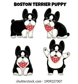 juego de perritos boston terrier