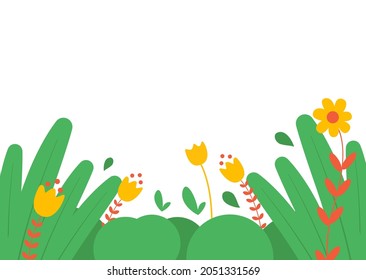 set of botani, floral, grass background in vector eps10