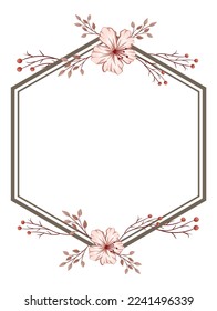 Conjunto De Elementos Florales De Blossom Botánico. Bloom Foliage