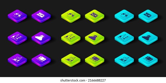 Set Bottle of wine, Wooden barrel for, Sun and cloud weather, Cheese and Wine tasting, degustation icon. Vector
