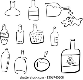 A set of bottles