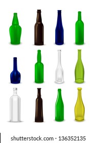 set of bottles