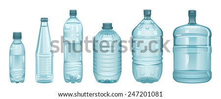 Set of bottles