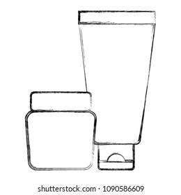 set bottles products beautiful
