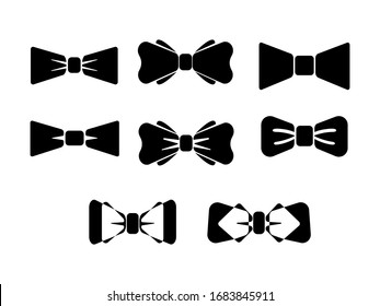 Set of bow ties for daily fashion