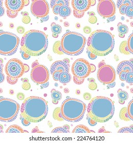 Set of bows, hand drawn vector illustration