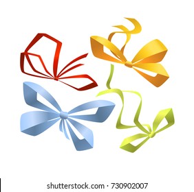 Set of bows for your design.
