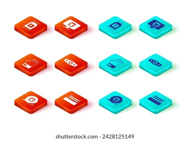 Set Boxing helmet, ring, MMA glove, belt,  and Energy drink icon. Vector