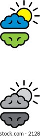 a set of brain icons