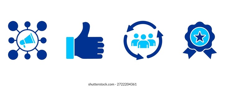 Set of branding Vector Icons.. Editable Stroke on white background for web and print