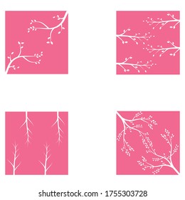 Set Breach Logo Template vector symbol nature