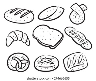 set of bread icon