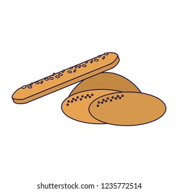 Set of breads