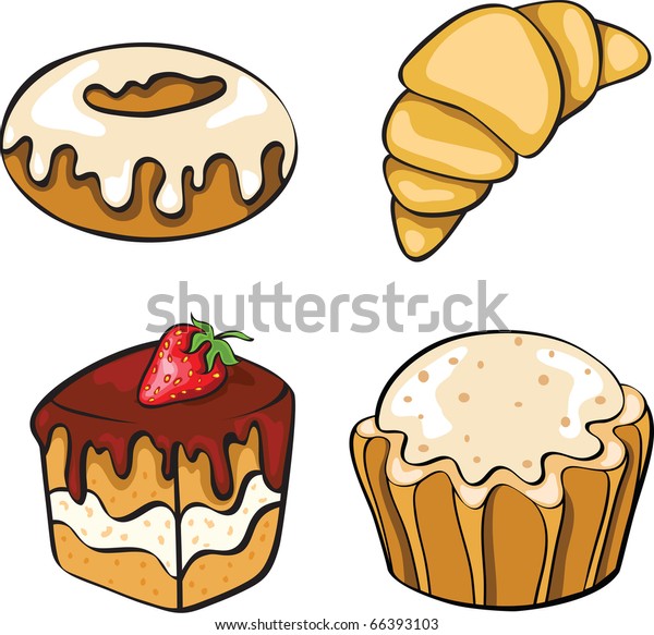 Set Breakfast Stock Vector (Royalty Free) 66393103