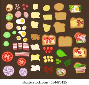 Set for breakfast, breakfast constructor