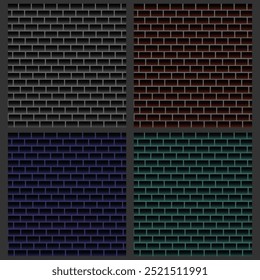 Set of Brick Walls in Four Colors
