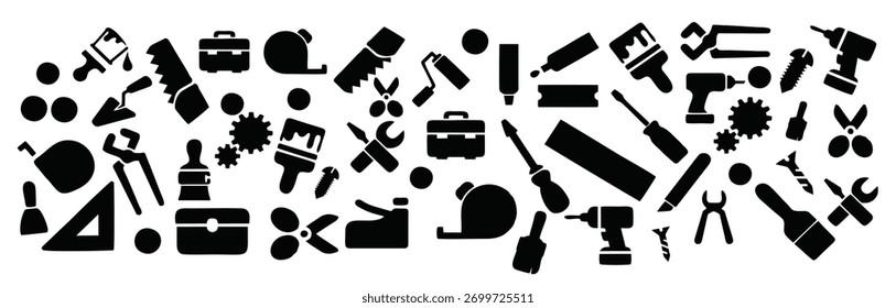Conjunto de ilustrações vetoriais Bricolage
