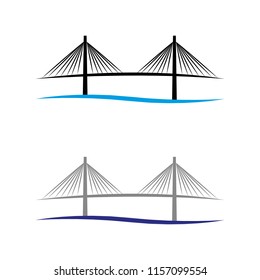 a set of bridge icons