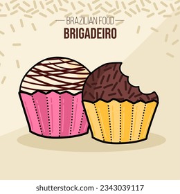 Set of Brigadeiro Brasil - Brazil - Brazilian chocolate food