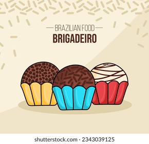 Set of Brigadeiro Brasil - Brazil - Brazilian chocolate food