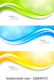Set bright banners
