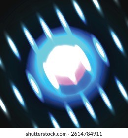 A set of bright, glowing energy bursts, star patterns, and radiant effects on a dark canvas. Perfect for design purposes, digital projects, or effects in visual presentations.