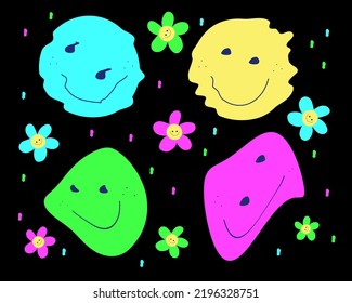 A set of bright hippie smiles from the '60s, '70s, and '80s