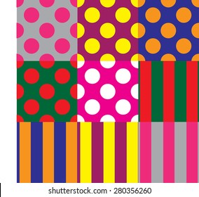Set of bright patterns