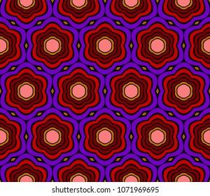 Set of bright seamless pattern background. Vector illustration for design. Abstract geometric frame. Super fashion design