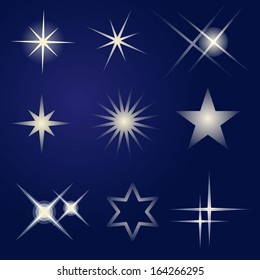 Set of bright stars 