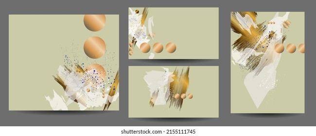 Set Bright summer juicy multicolored minimal poster textures and abstract objects. Collection of geometric stylish template design concept idea