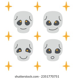 set of bright vultures for rock climbing, vector graphics, simple design
