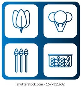 Set of broccoli icons. Such as Spinach, Broccoli, Asparagus , broccoli icons