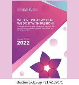 Set of brochure, annual report and cover design templates for beauty, spa, wellness, natural products, cosmetics, fashion, healthcare. Vector illustrations for business presentation, and marketing