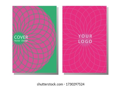 Set of brochure, annual report, flyer design templates in A4 size. Brochure template layout.  A4 cover vector EPS-10 sample image with Gradient Mesh.